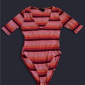 Forever 21 Multicolor Striped Top